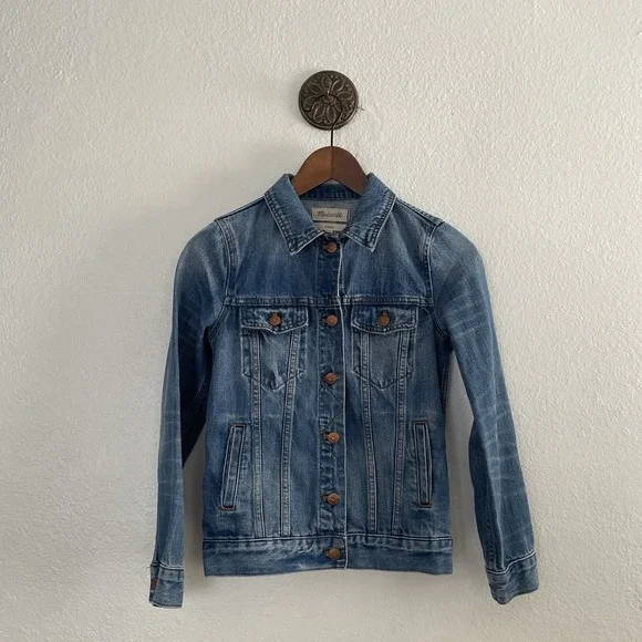 Madewell Denim Jacket Women's Size XXS - Picture 7 of 7